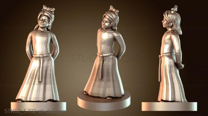 Ребенок Женский Стоящий