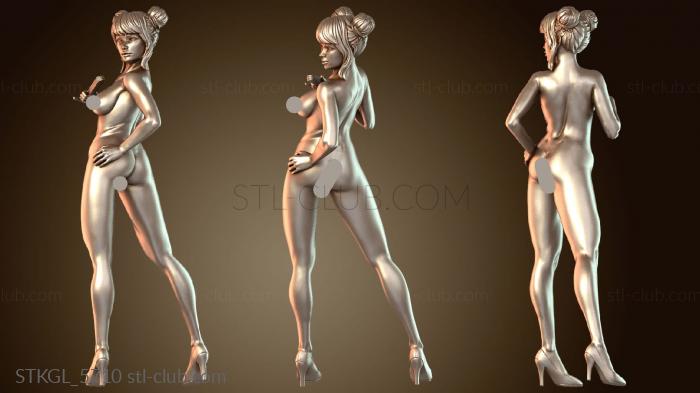 Китайская девушка в платье обнаженная открытая