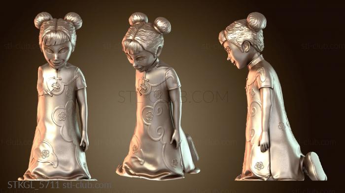 Девушка-диорама китайского года