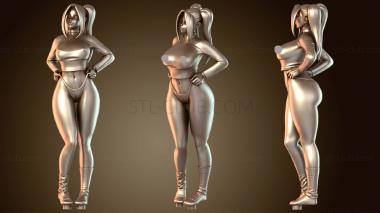 3D модель Рубашка и трусики Chloe (STL)