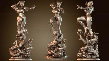3D модель Боец Чун Чунли (STL)