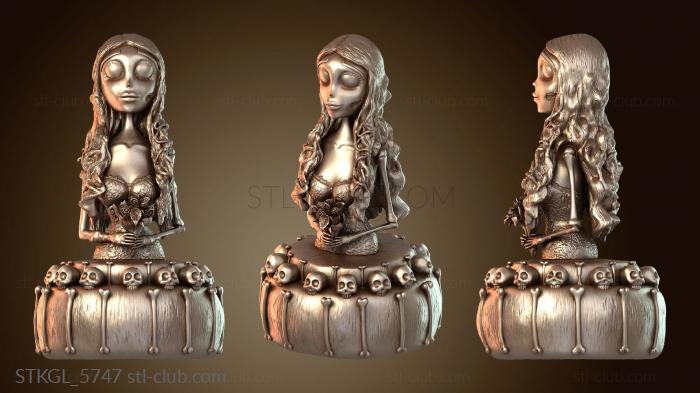 Статуэтки девушки Труп невесты Эмили