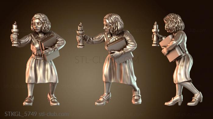 Статуэтки девушки Библиотекарь исследователей креационизма