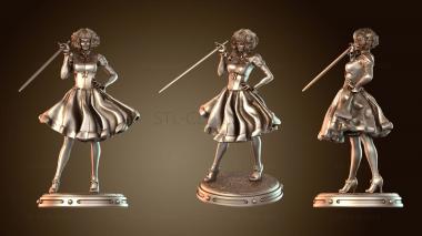 3D модель Круэлла Эмма Стоун (STL)