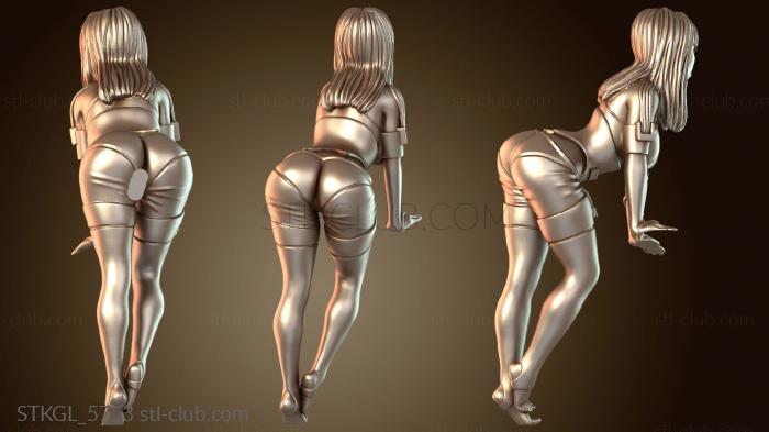 Статуэтки девушки Плачущий волк