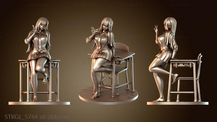 Статуэтки девушки Симпатичная униформа Pop Crush Марин Китагава