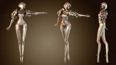 3D модель Киберледи (STL)