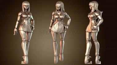 3D модель Киберпанк Био Электрик Ученый Жирный (STL)