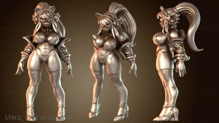 Статуэтки девушки Киберпанк Danger Girls Джемина Мисато