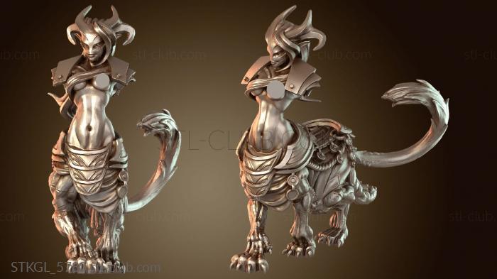 Статуэтки девушки Daem Work Ablecat Brave