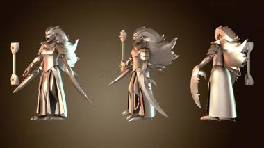 3D модель Демоны Анеш Маска Вестник Поли (STL)