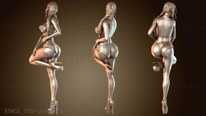 Статуэтки девушки Танцовщица Женщина Грациозная