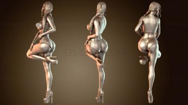 3D модель Танцовщица Женщина Грациозная (STL)