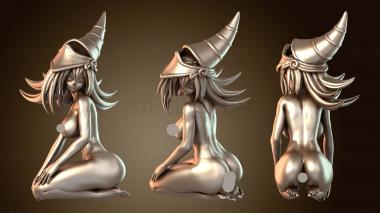 3D модель Девушка-волшебница Тёмного Мага DM Bold (STL)