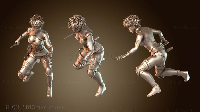 Статуэтки девушки Демоническая Разбойница-новичок, скрывающаяся женщина