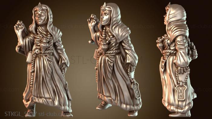 Статуэтки девушки Набожная монахиня