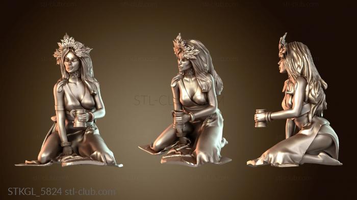 Статуэтки девушки Колесничие Диониса