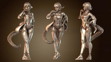 3D модель Драконья Девушка (STL)