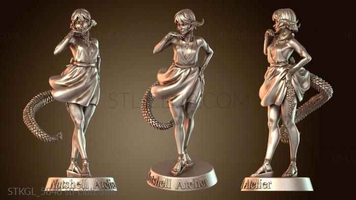 Нога драконьей девушки