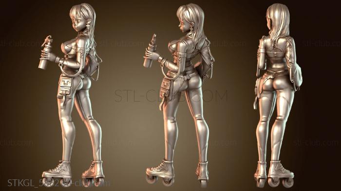 Статуэтки девушки Dungeon Inline Two