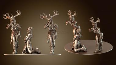 3D модель Duo Pole Dance (STL)