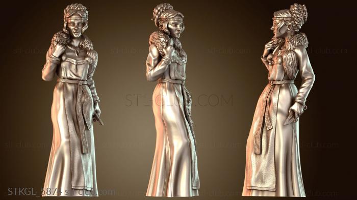 Статуэтки девушки Эдвела