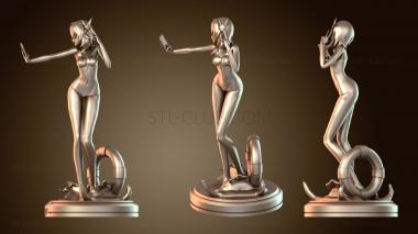 3D модель Юла в купальнике Genshin Impact (STL)