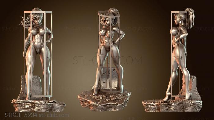 Статуэтки девушки Инструмент Злой Женщины