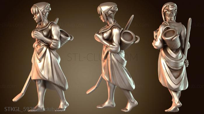 Статуэтки девушки Эви Терф Каттер