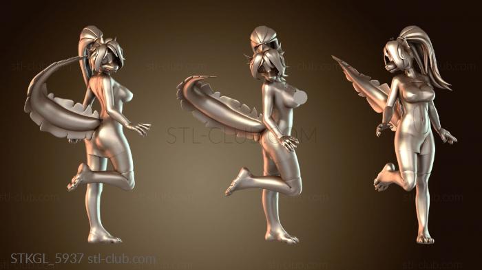 Статуэтки девушки Экзенталь