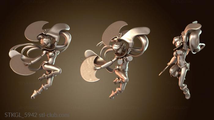 Статуэтки девушки Фанатка Zsketch