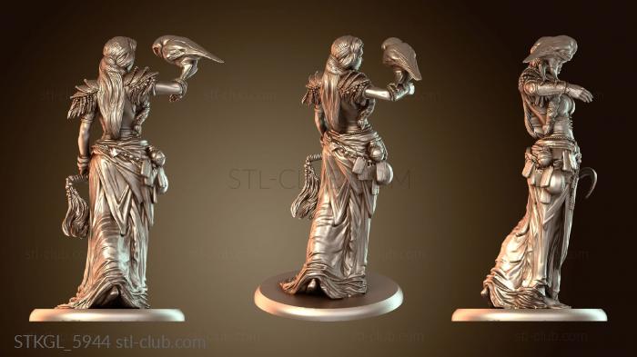 Статуэтки девушки Фэнтези Магия Друид