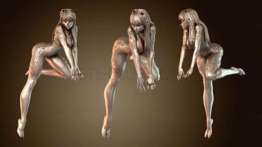 3D модель Девушка-фавн (STL)