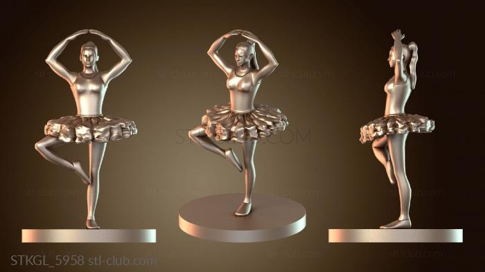 Женщина-балерина