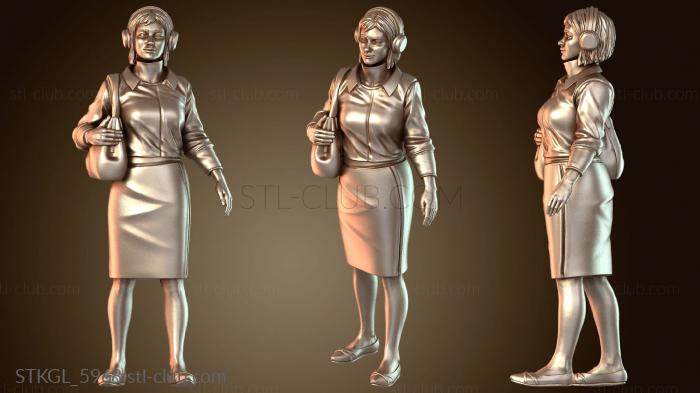 Гражданская женщина (жирный шрифт)