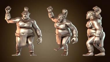 3D модель Женщина-огр Непокорная (STL)