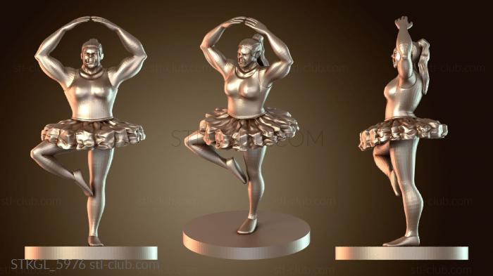 Женщина-орк-балерина