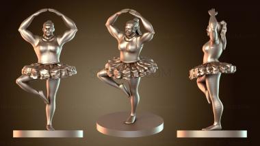 3D модель Женщина-орк-балерина (STL)