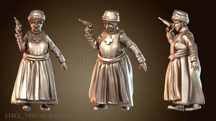 Статуэтки девушки Действующий полевой госпиталь