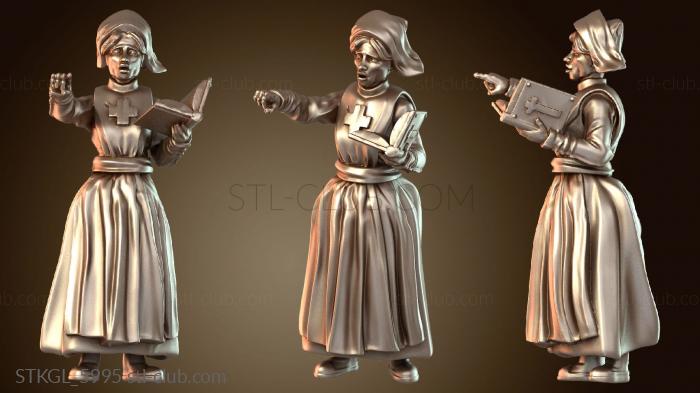 Статуэтки девушки Полевой госпиталь Брайт