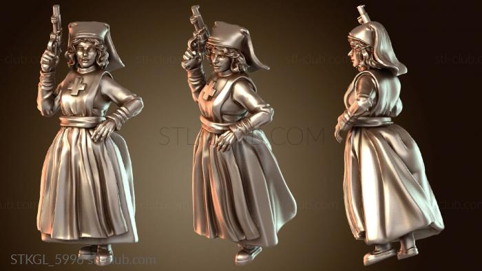 Статуэтки девушки Полевой госпиталь скорой помощи