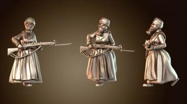 3D модель Полевой госпиталь под охраной (STL)