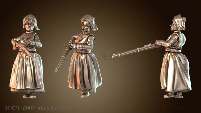 Статуэтки девушки Большой полевой госпиталь