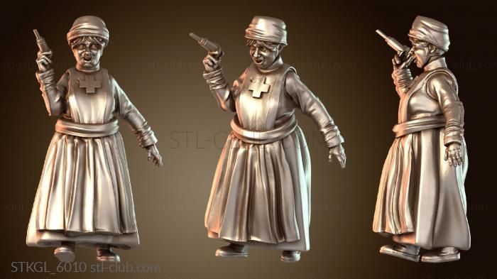 Статуэтки девушки Полевой госпиталь Витал