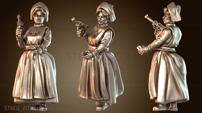 Статуэтки девушки Полевой госпиталь Ксенон