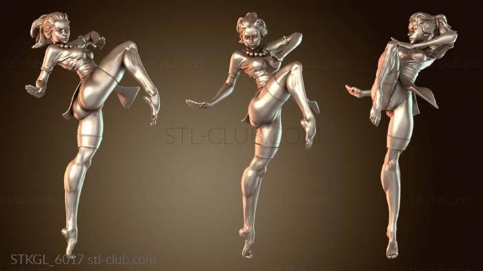 Статуэтки девушки Девушка-боец Аспан Лохия