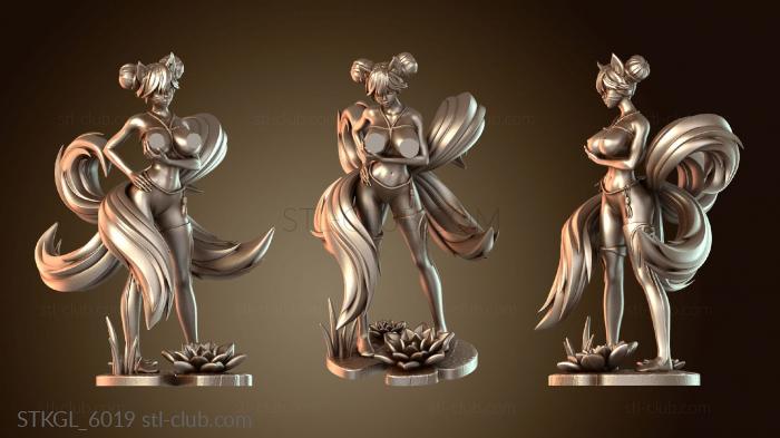 Статуэтки девушки Подставка для фигурок