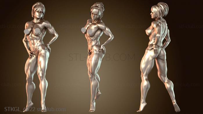 Статуэтки девушки Соревнования по фитнесу