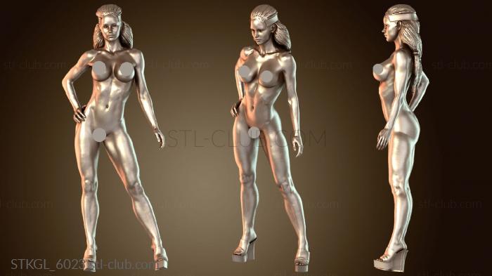 Статуэтки девушки Фитнес-ню