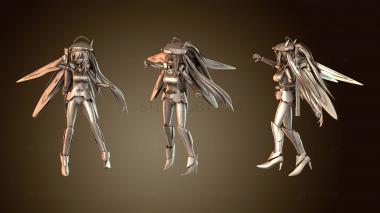 3D модель Летающий элитный шест и Астрея (STL)